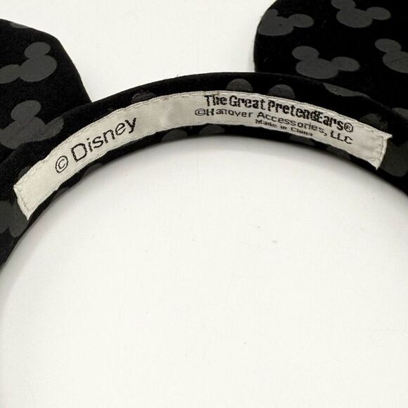 Disney Parks The Great PretendEars Mickey Mouse Printed Black Headband - OSFM - Picture 3 of 3